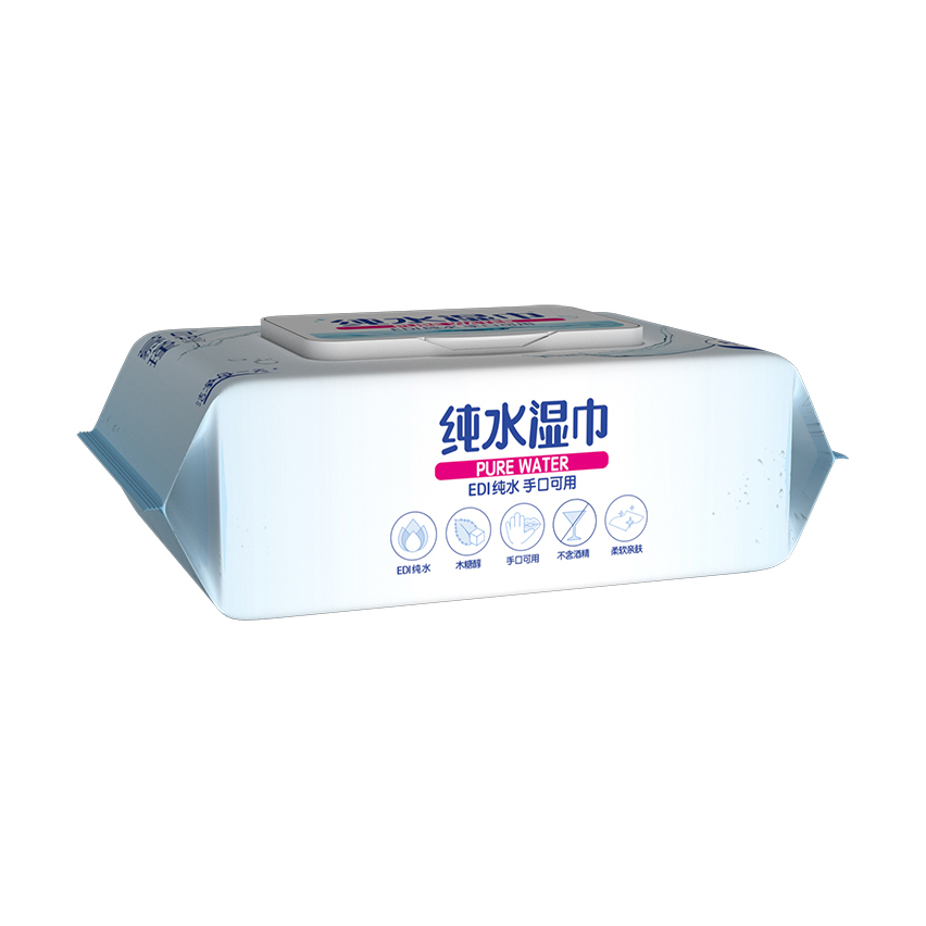 저자극성 아쿠아 퓨어 민감성 아기 물티슈 80개